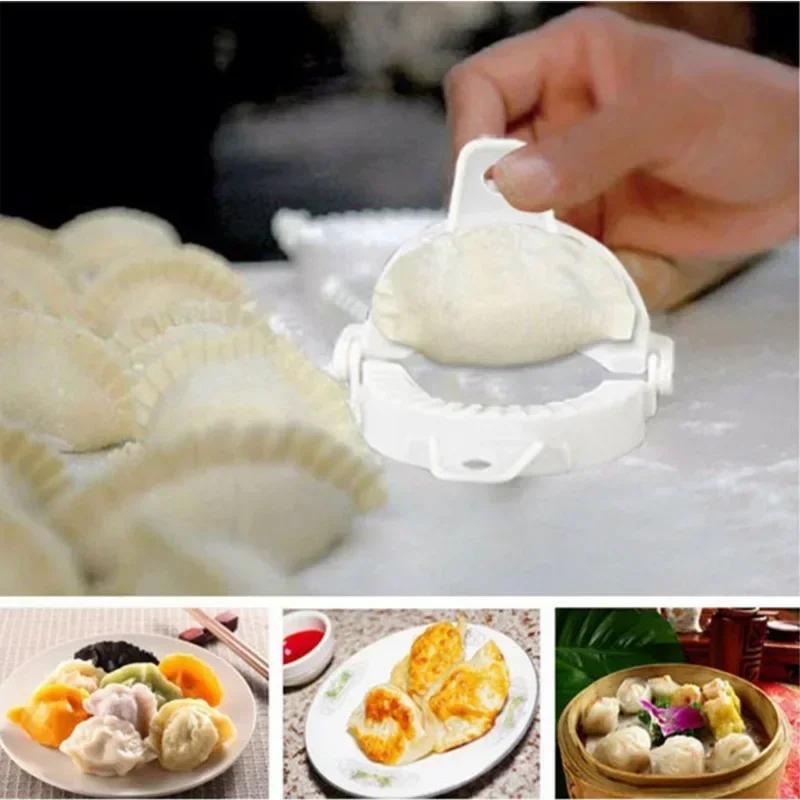 Set Dumpling Molds Press Ravioli Dough Pastry Pie Dumpling Maker Gyoza Mould Tool Easy Dumpling Mould Kitchen Tools