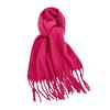 Light blue seahorse hair scarf women's winter new versatile high-end color scarf multi-colored shawl