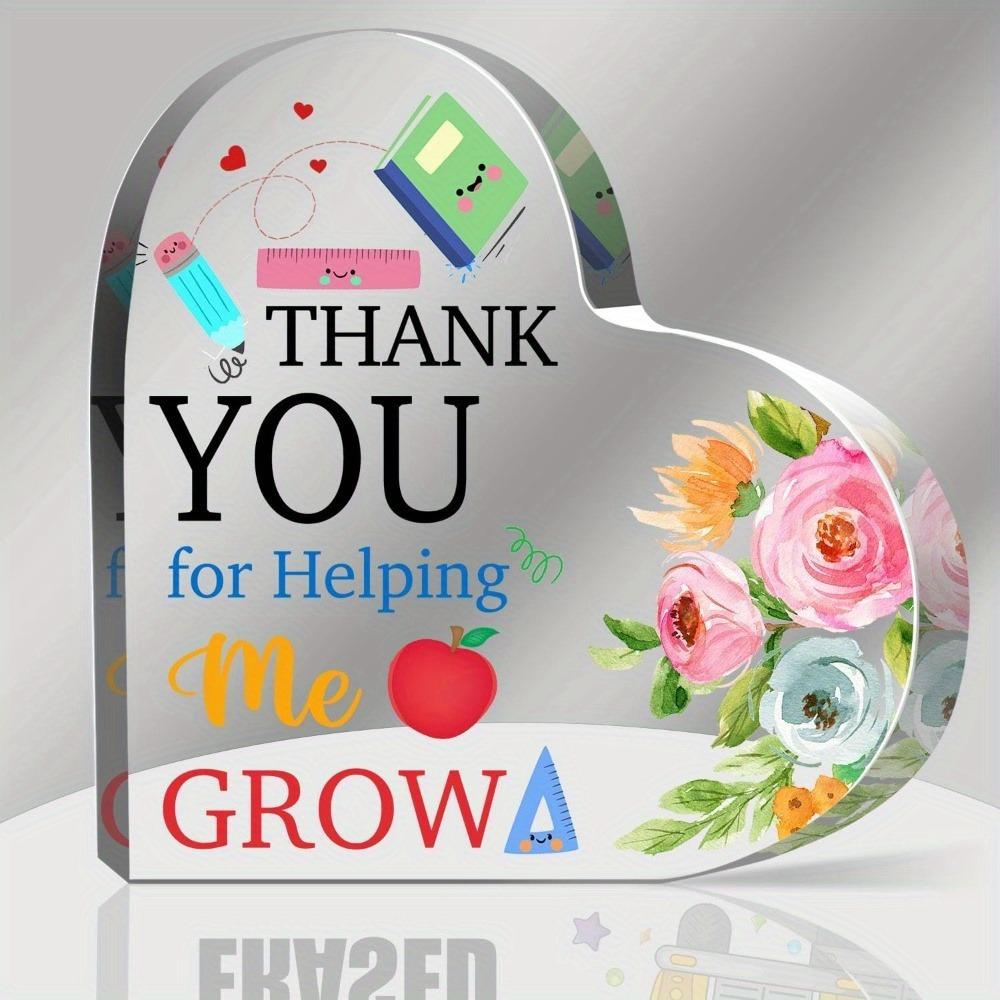 

Сувенир в знак признательности учителю - Украшение для стола, подарок для дома и офиса педагогов чистый