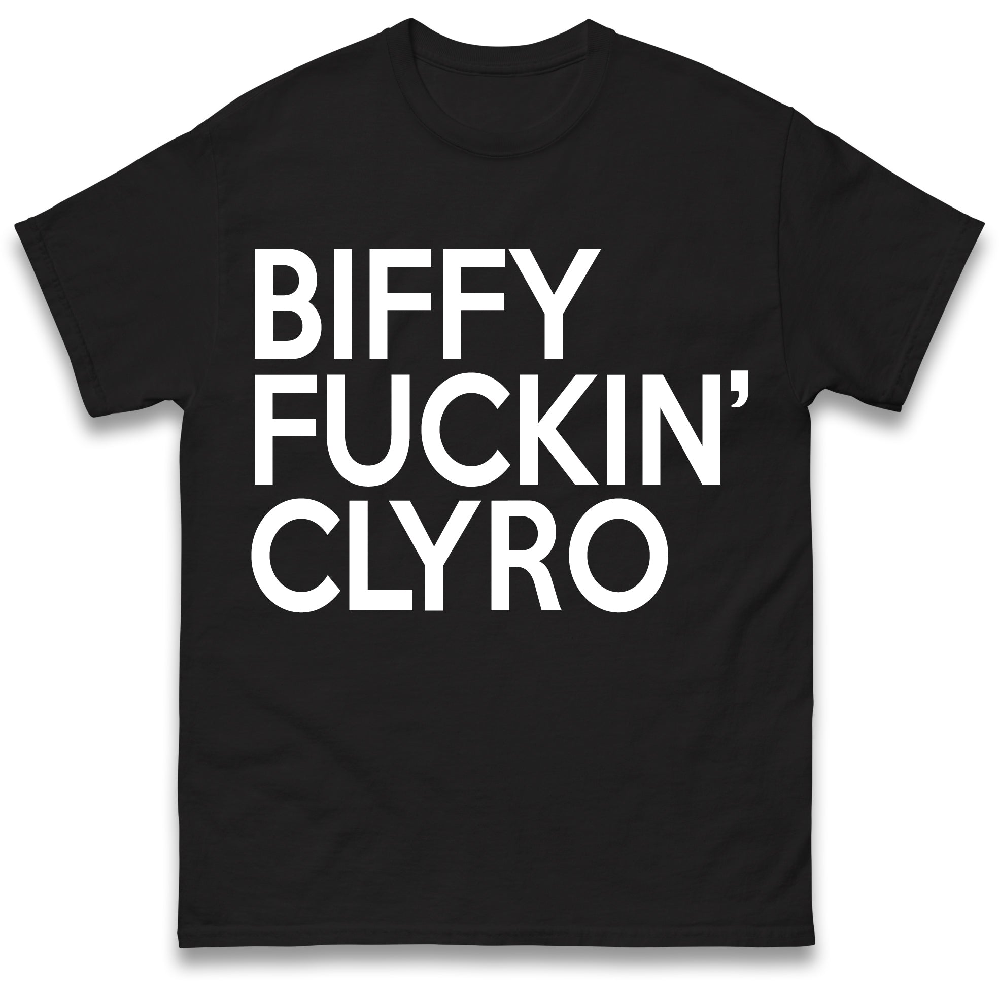 

Biffy Fuckin Clyro T Shirt Tshirt Mens Womens Unisex Tops Tees XL