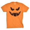 Evil Pumpkin Face T-Shirt, Spooky Halloween Costume Tee