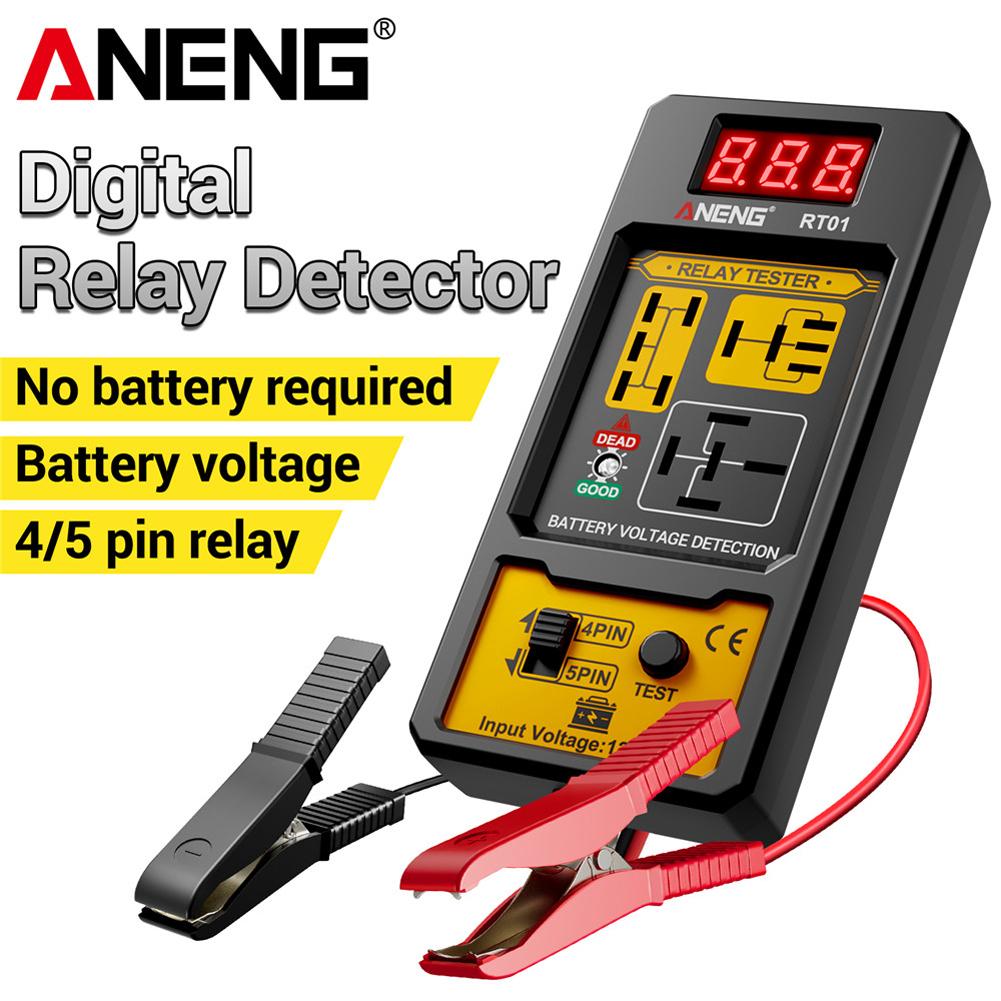 Car Relay Tester ANENG RT01 Universal 12-24V Automotive Car Battery Voltage Tester Check LED Indicator Light Relay Diagnostic