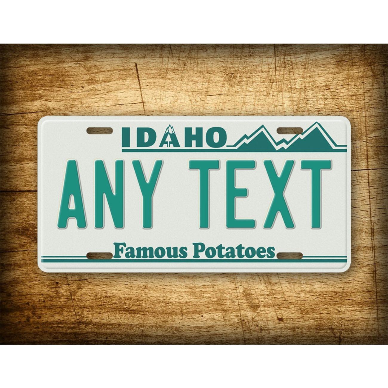

Vintage Idaho 1985 1997 License Plate Metal Wall Sign Home Decor Retro Bar Pub Man Cave Art Tin Sign