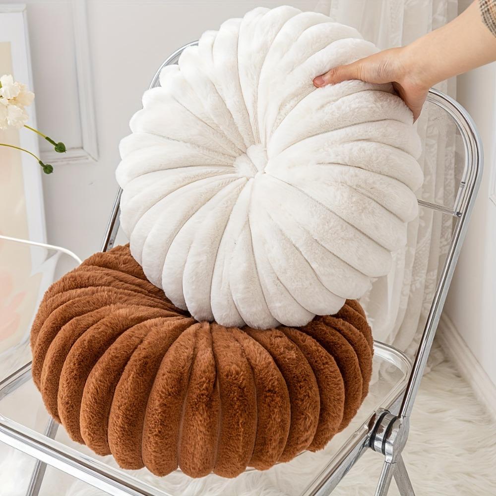 Round Sofa Throw Pillow PP Cotton Filling Seat Cushion Modern Butt Pad Tatami