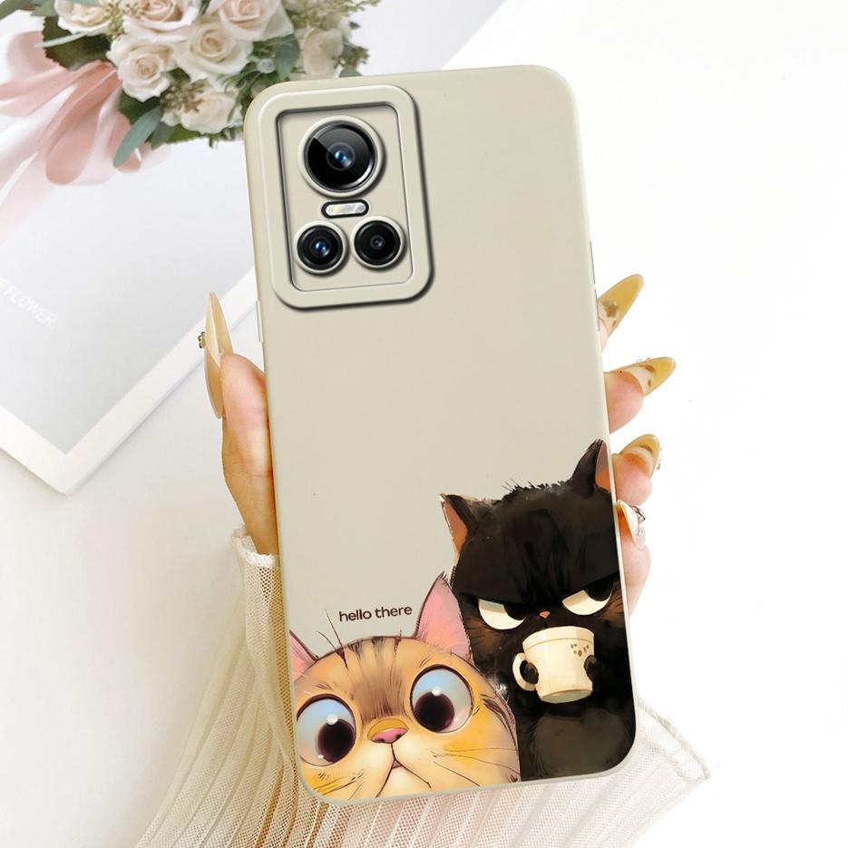 For Realme GT Neo 3 150W Case Luxury Love Butterfly Painted Cover Soft TPU Phone Case For Realme GT Neo 3 80W GTNeo3 150W Fundas
