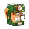 Set di Blocchi da Costruzione Giocattolo Macchina del Caffè Design Diversi per Bambini Gioco di Finzione Strumento per Negozio Regalo Decorativo da Collezione