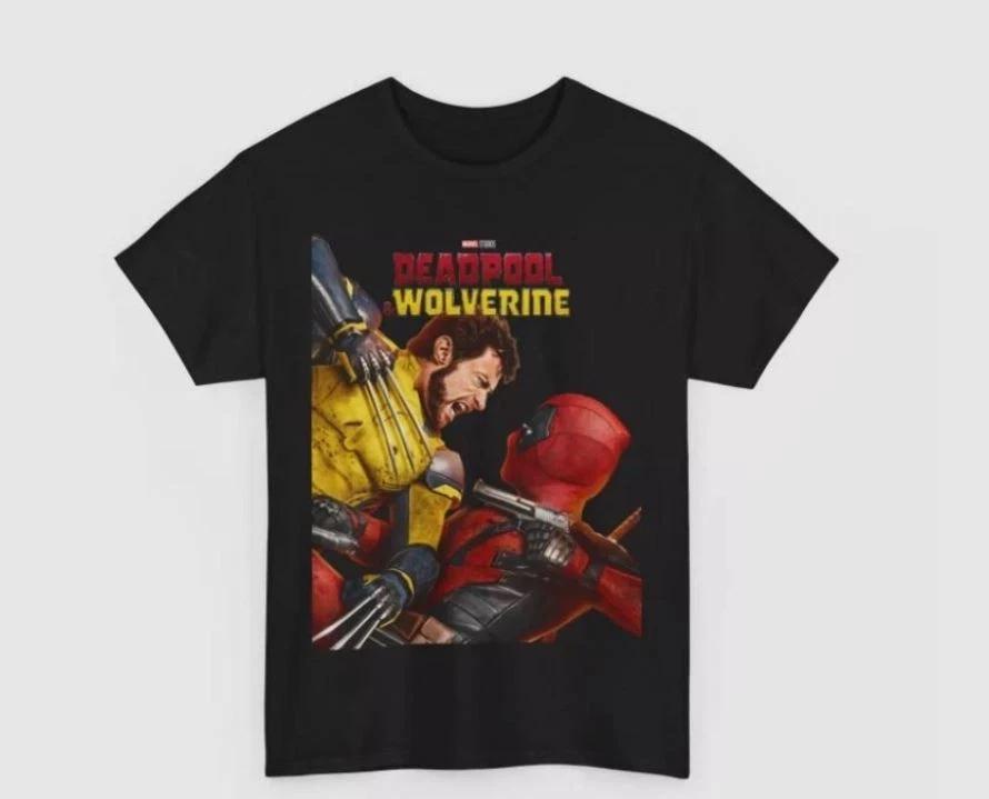 Deadpool and Wolverine Unisex Cotton T-Shirt S