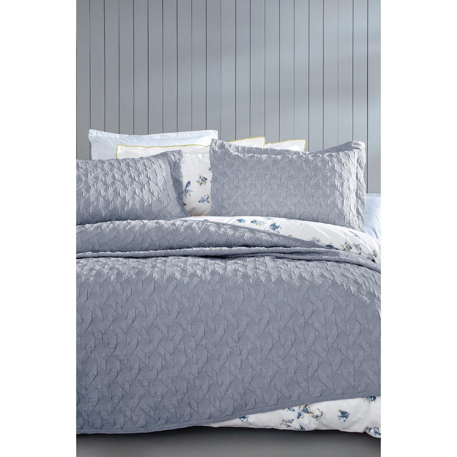 

Двоспальне покривало Lennox - Індиго синій