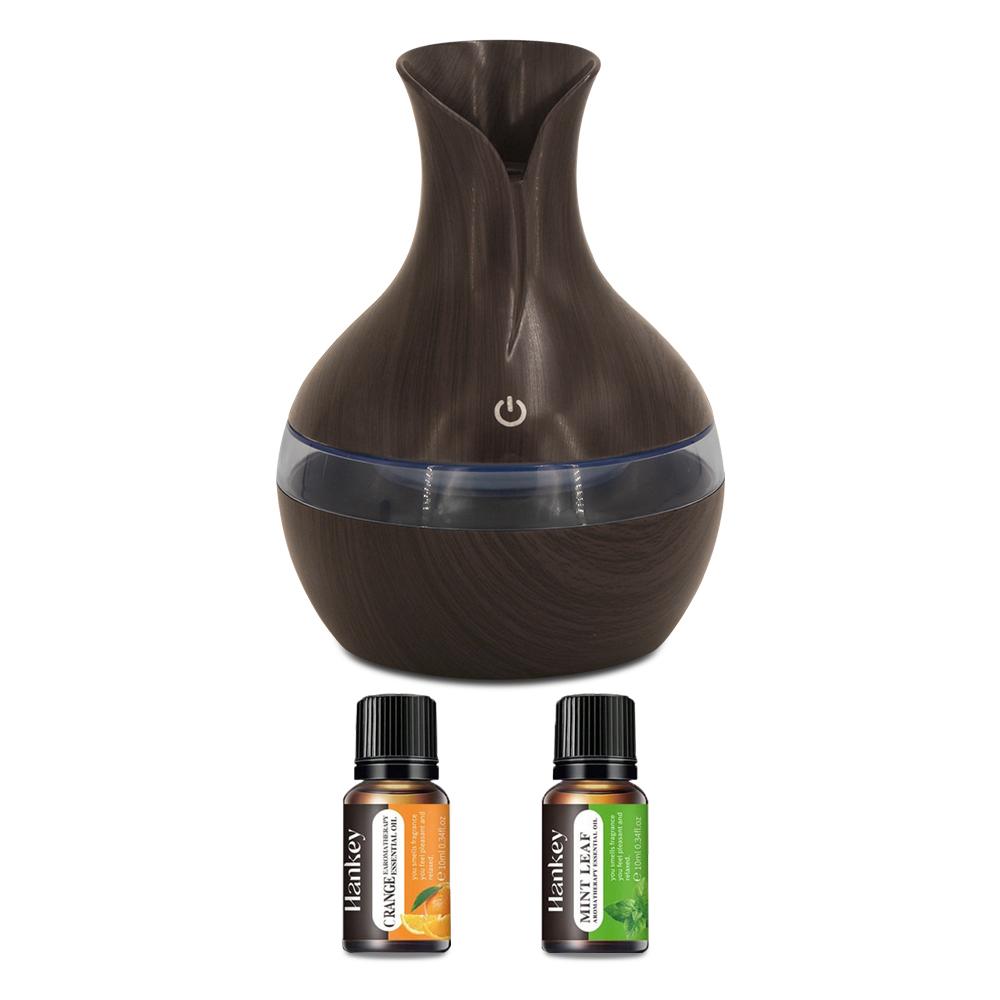 300 мл USB настольный увлажнитель с 2 успокаивающими эфирными маслами  Расслабьте разум и тело в любом месте 300ML