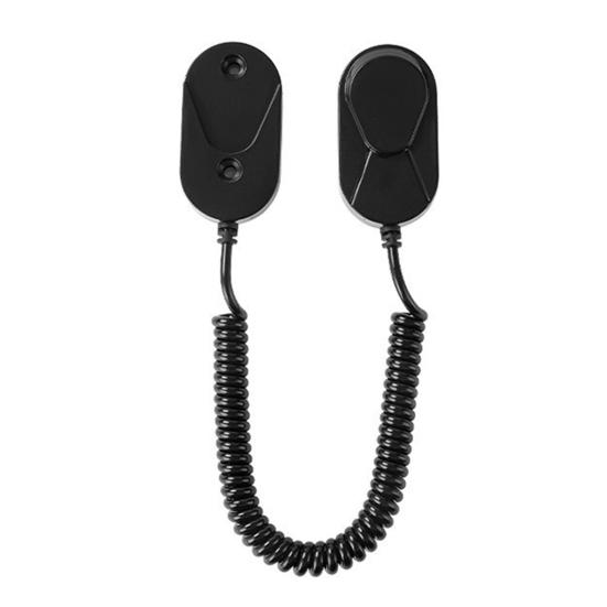Remote Control Holder with Spring Rope Self-adhesive No Drill TV Air Conditioner