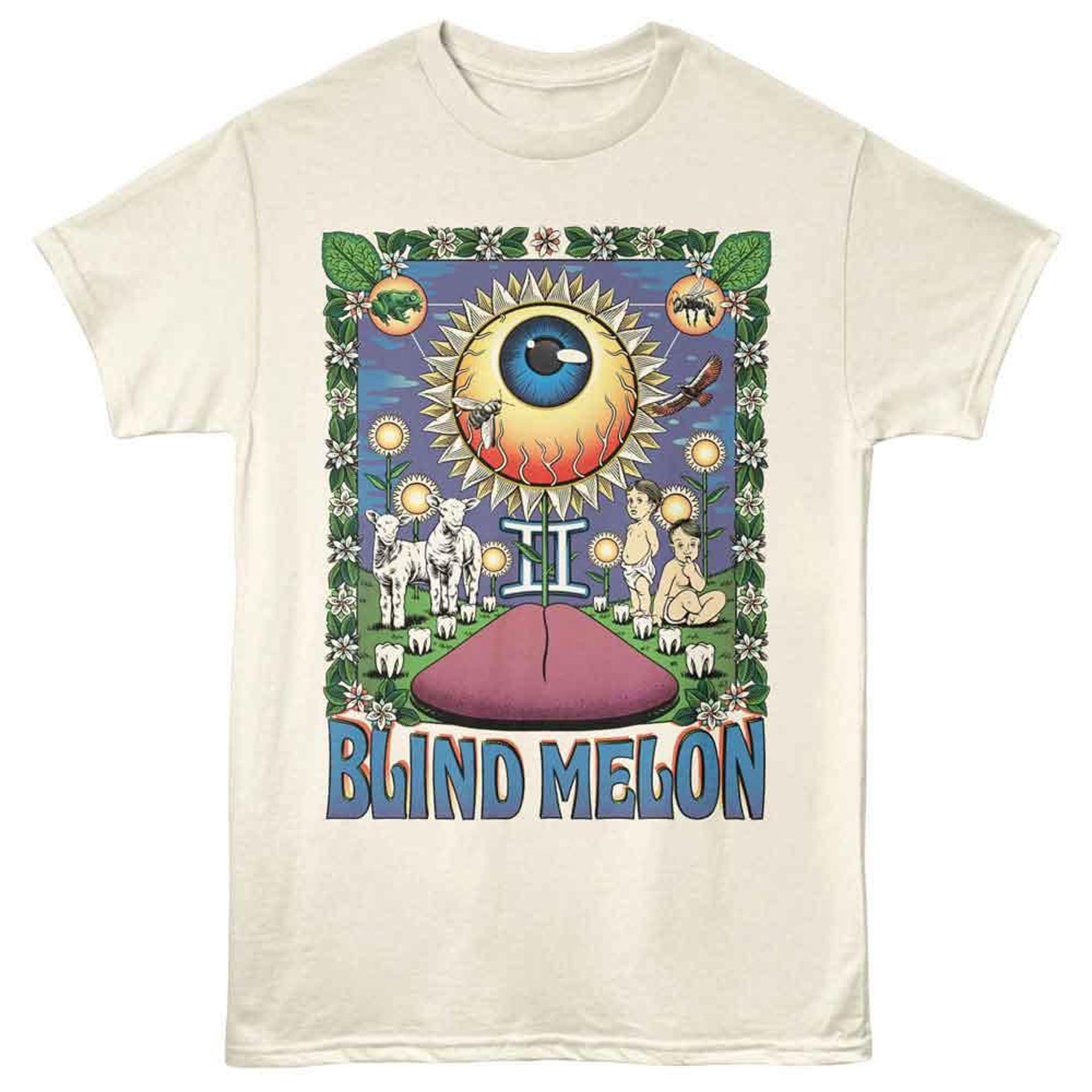 Blind Melon Sunflower Eye Natural T-Shirt S