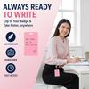 Dry Erase Note Badge Reusable Nurse ID Badge Holder Wipeable Writing Card for Hospital Work