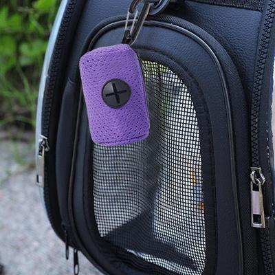 Dog Poop Bag Dispenser Hangingable Dog Poop Bag Holder  Colorful Dogs Waste Bag Holder for Dogs Cats