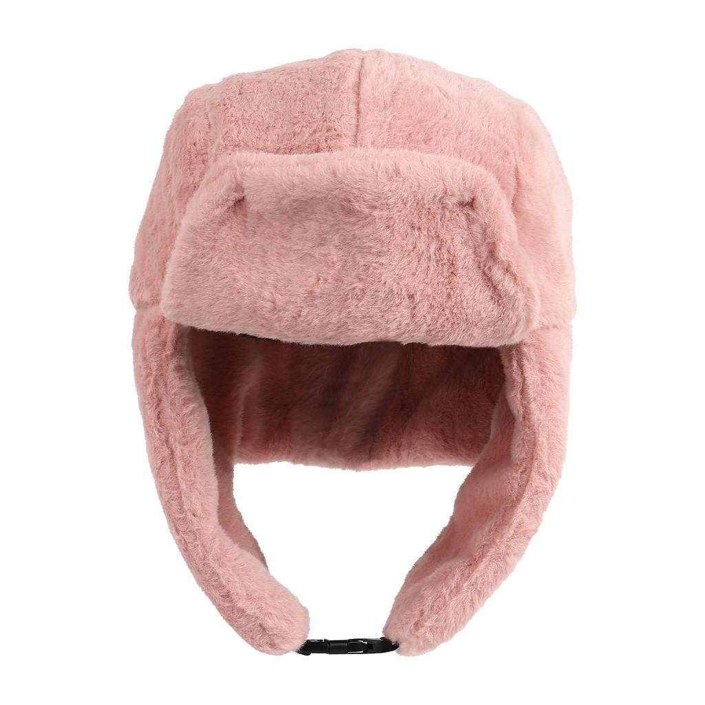 Vintage Style Soft Plush Winter Riding Hat With Ear Flaps Comfortable Thickened Warm Hat For Outdoor Fishing Trip Shopping