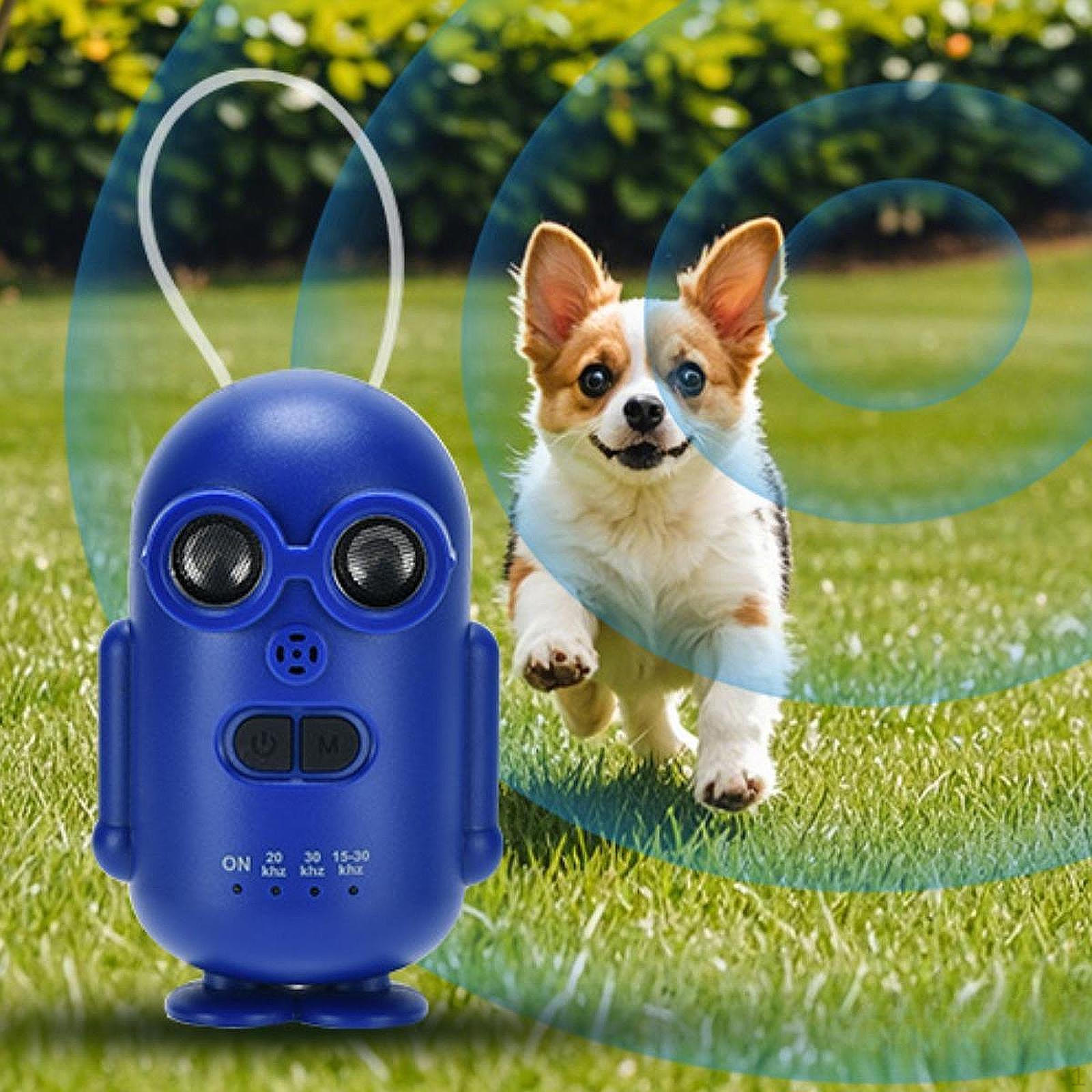 

Устройство против лая собак Обучение для маленьких собак для дома, общественных поездок синий