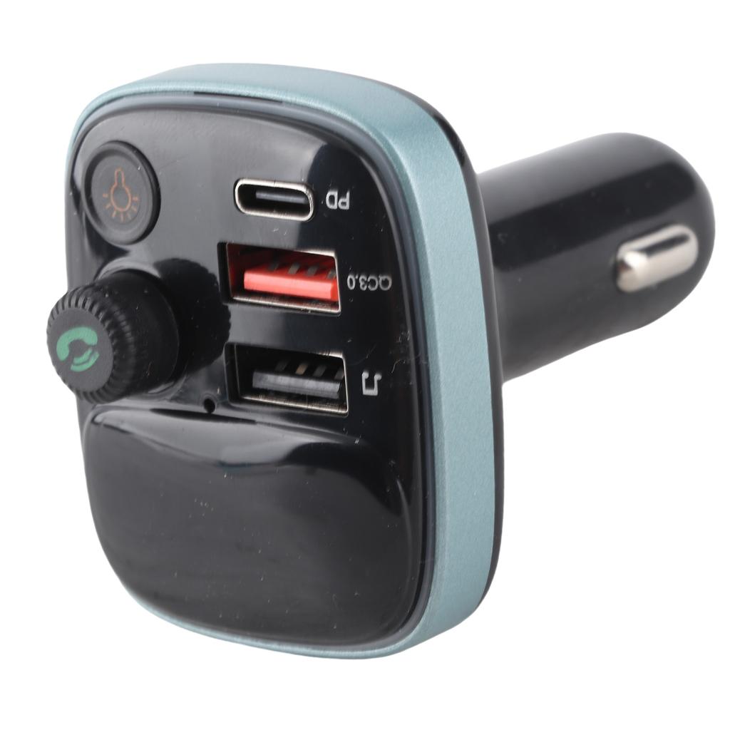 Car Bluetooth Adapter TYPE C USB Fast Charger MP3 Player Radio Transmitter Calling Cigar Lighter