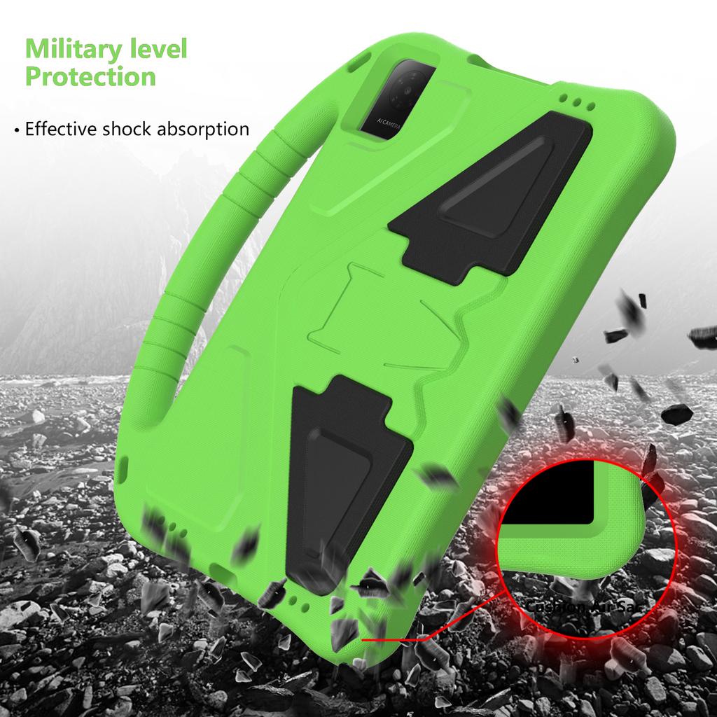 Cartoon EVA table Case with rear bracket, suitable for TCL 10 L Gen 4 3 2 10.1" Anti-Slip Kickstand Cover with shoulder straps