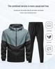 European Men's Casual Jacket & Sports Two-Piece Set - Trendy, Handsome, and Youthful