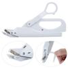 Household Electric Tailor Scissors Needlework Cutter Garment Fabric Shear Cutting ToolWhite