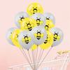 10 Stück 12-Zoll Latexballon Cartoon Tier Bienenmuster Baby Geburtstag Hochzeiten Bienenfest Veranstaltungen