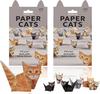 Creative DIY Paper Cats Handmade DIY Paper Cat Dog Dinosaur Folding Animal Folding Craft Paper Set for Home Decoration Gifts
