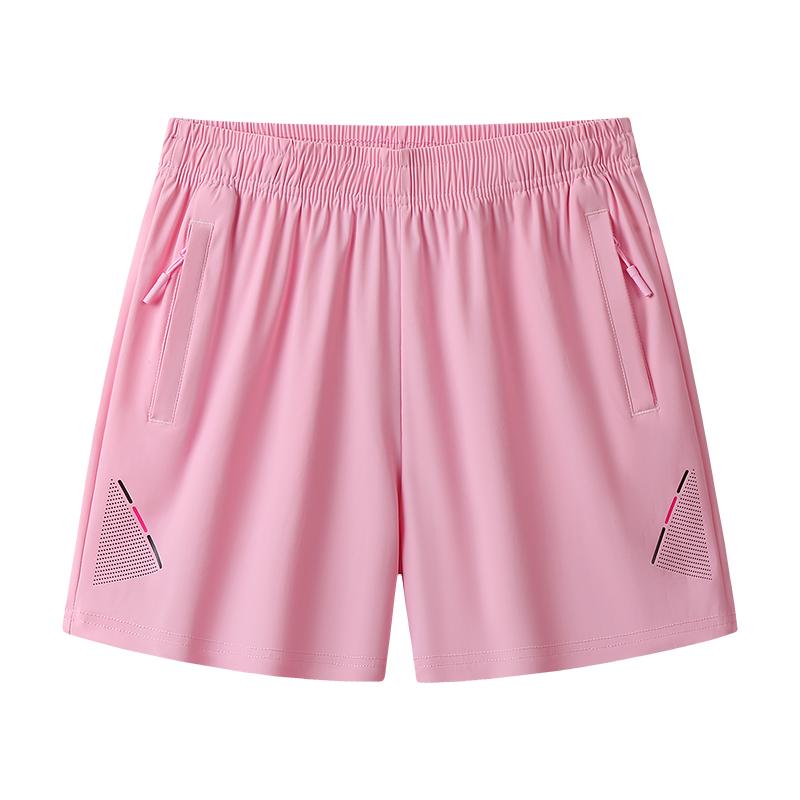 Summer Ice Silk Shorts Breathable Sports and Leisure Shorts Women's Beach Shorts Women's Sports Shorts