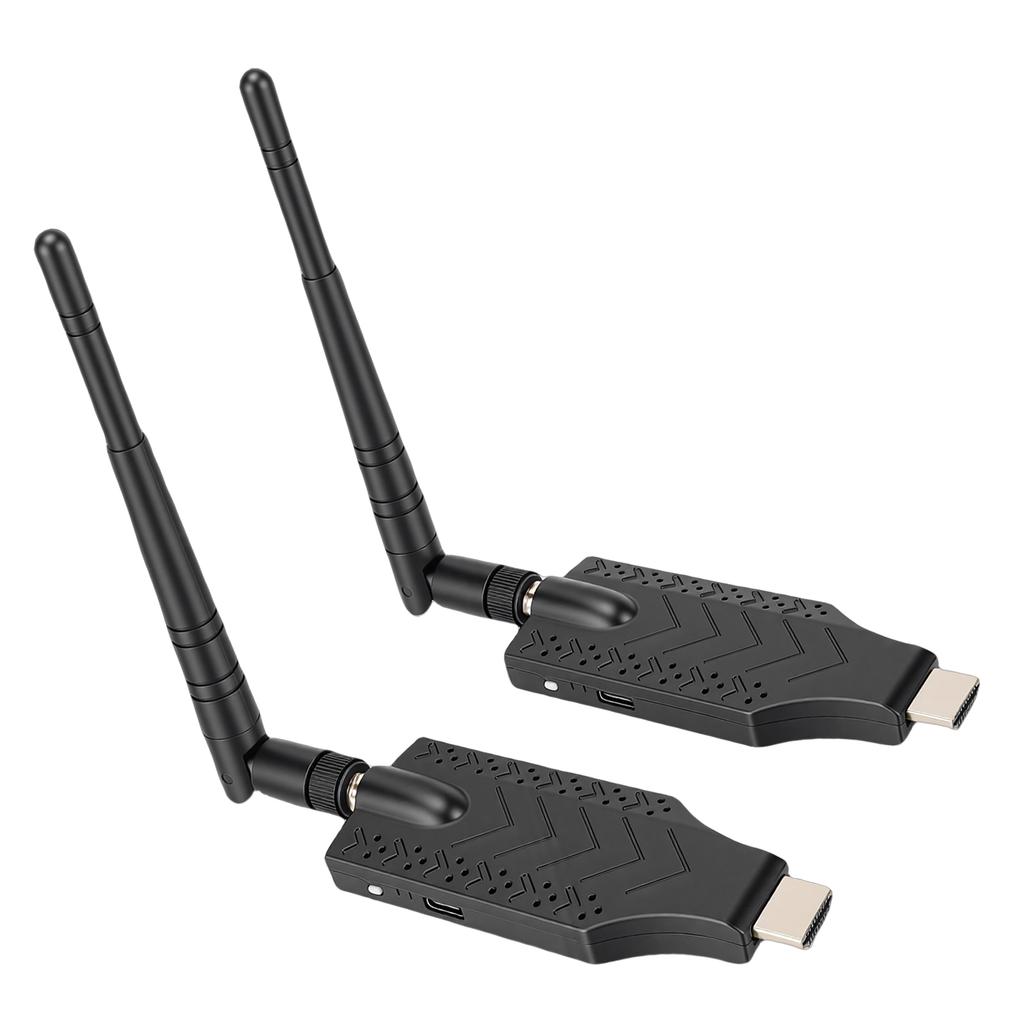 Wireless HD Multimedia Transmitter and Receiver 492.1FT 5G and 2.4G 1080P Output HD Multimedia Extender Kit with