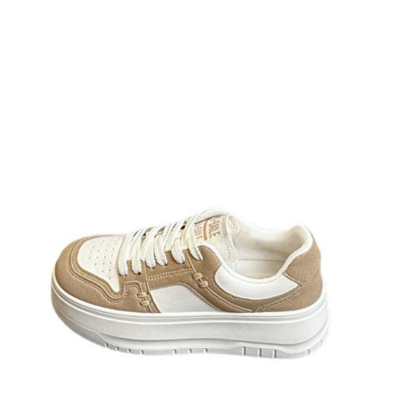 sponge cake thick-soled flat-soled white shoes for women's new small men, comfortable and versatile casual sports shoes