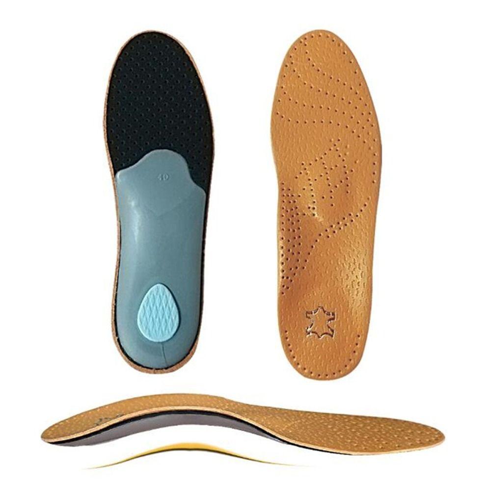 PU Leather Shoes Insole Foot Pad Health Foot Care Supplies Soft Sports Shoe Pad  Women
