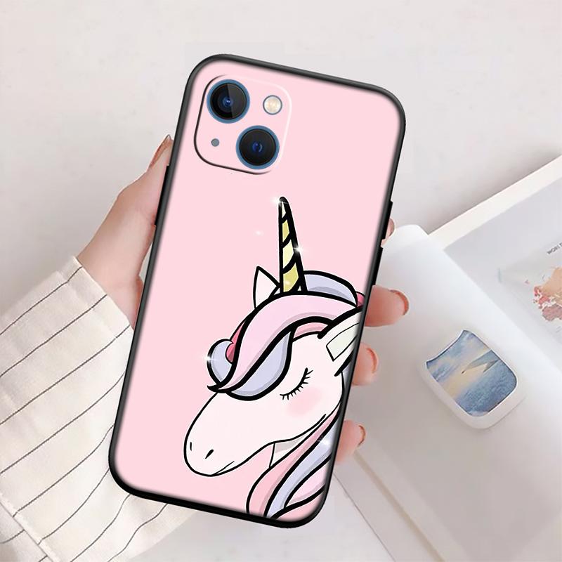 RP14 Cartoon Unicorn New High-End Shell Phone Case for Redmi Note 13 14 Pro+ Plus A3 A3X 13X 13C 13R 14S 14C 14R