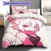 Sada povlečení s anime vzorem, přikrývka a povlak na polštář, bytová dekorace, dárek k narozeninám (1 * povlak na peřinu + 2 * povlak na polštář, bez jádra)