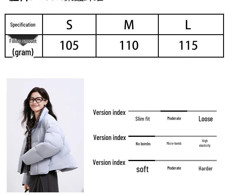 Mark Fairwhale Women's Lapel Collar Short Down Jacket