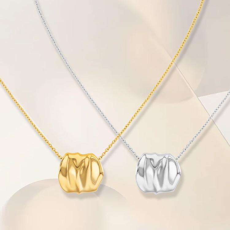 Calvin Klein Timeless Collection Small Apple Elegant Stainless Steel Necklace Women necklace 35000638