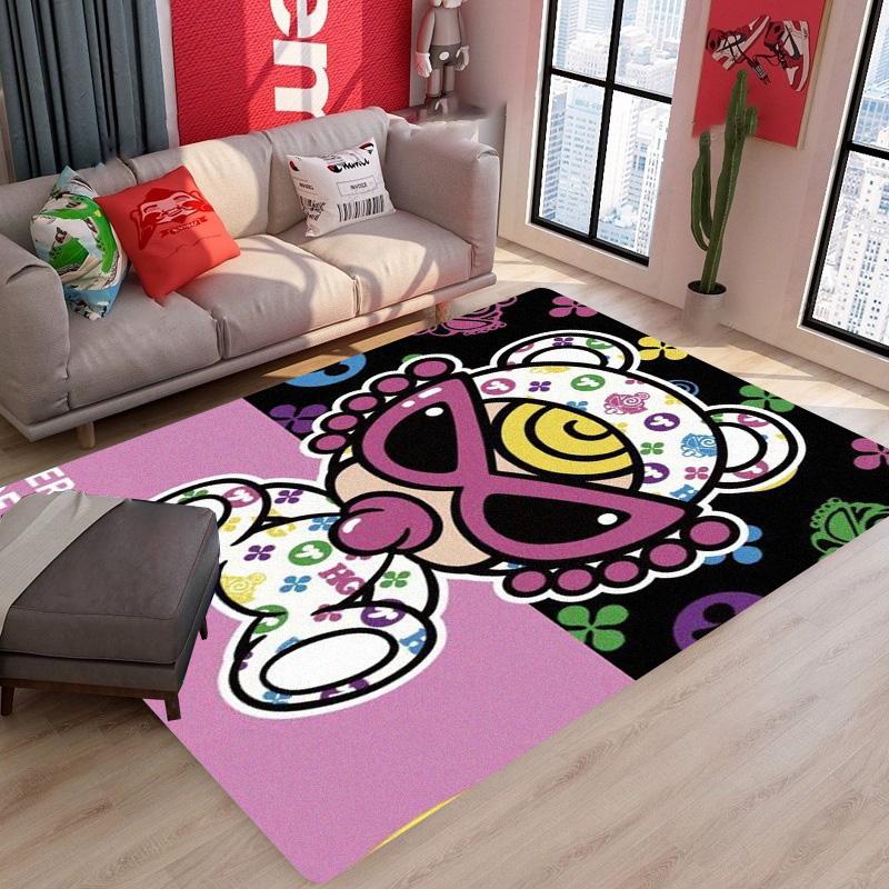 Japan Fashion H-hysteric Mini Carpet Floor Mat Bathroom Kid Room Bedroom Decoration Balcony Anti-Slip Doormat Living Room Rugs