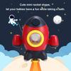 Bath Toys for Toddlers with Dunk and Launch Rocket, Rotating Dome Fountain and Water Spray
