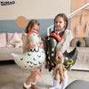 2 Stück Hühnchenförmige Aluminiumfolienballons Schwarz Weiß Gepunktet Cartoon Stehende Dekorationen Kindergeburtstagsparty Ballons