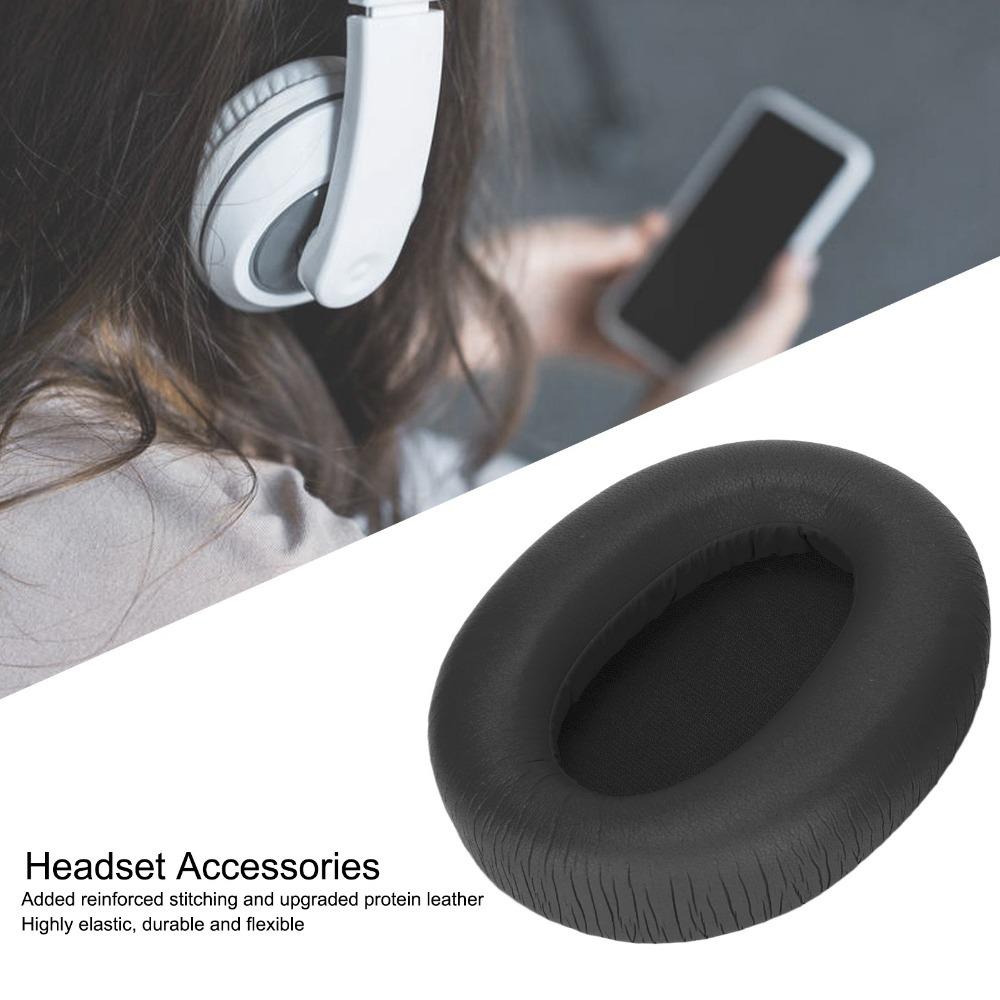 2PCS Leather Noise Isolation Ear Pads for EDIFIER W820NB Bluetooth Headset Ear Pads Replacement