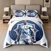 3Pcs Bedding SetCristiano Ronaldo Soft Bed Sheet and Two Pillowcases Home Bedroom Decor