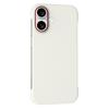 For iPhone 16 Case Borderless Slim Anti Drop Leather Texture PC Phone Back Cover