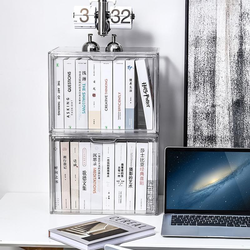 Acrylic Storage Box Handbag Dust-Proof Display Box Fingures Display Rack Living Room Decoration Cartoon Model Display Cabinet