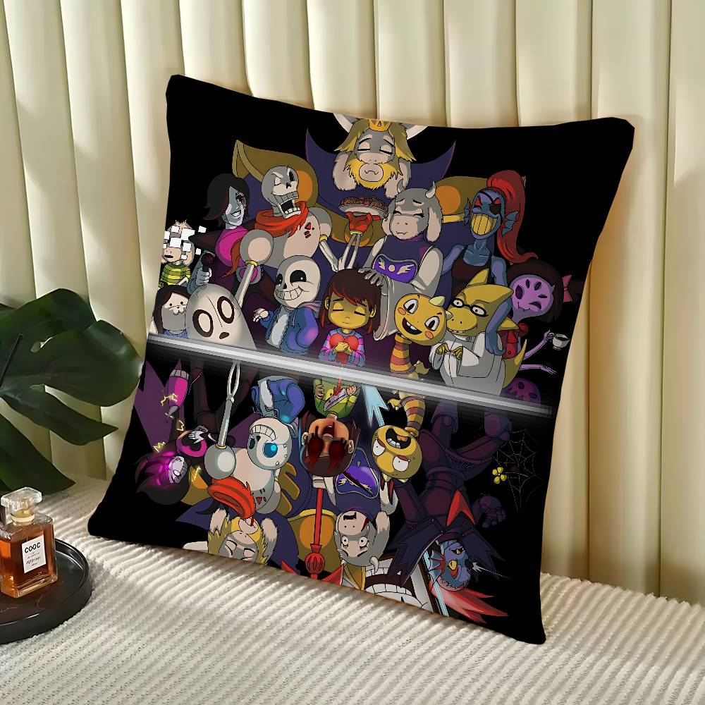 Игровая U-Undertale Наволочка Чехол для подушки Декор Наволочка Принт Чехол для подушки Для дивана 16x16Inch