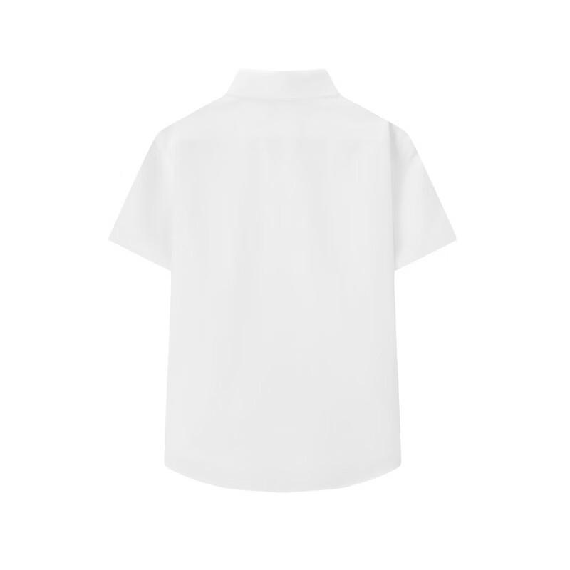 JIUMUWANG Men's Slim Fit 100% Cotton Non-Iron Short Sleeve Shirt