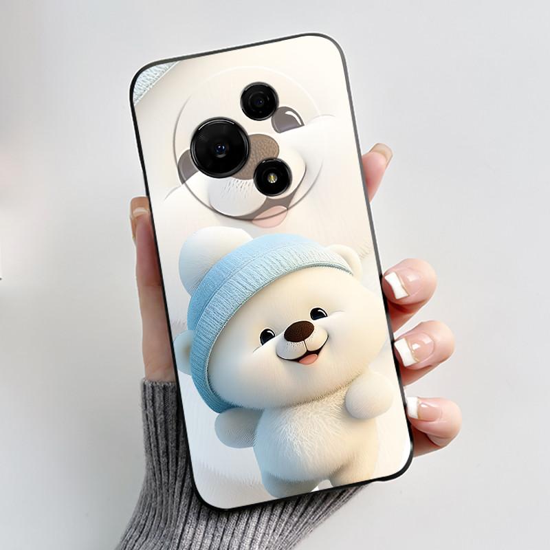 For TCL 60 NxtPaper 4G T626K / 60 SE NxtPaper 5G Casing Cute Love Rabbit Funny Black Soft Silicone Phone Case Shockproof Cover