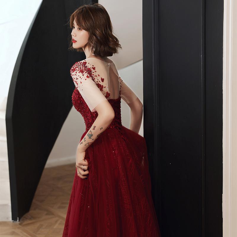 Ladies Elegant Wedding Dresses Beautiful Temperament Party Evening Dresses