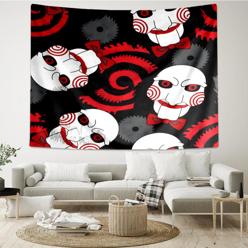 Saw Movie Wall Hanging Tapestry Wall Cloth Tapestries Decor Wall Bedroom Decoration
