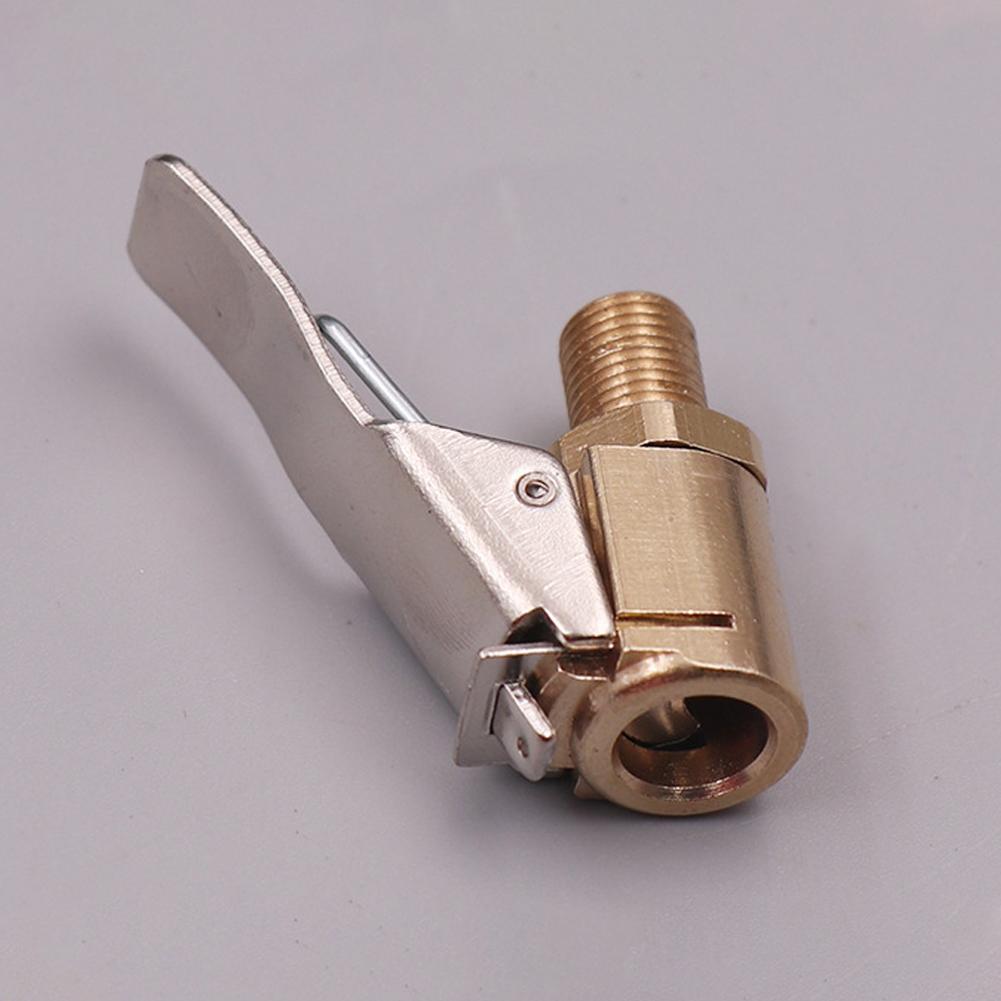 8mm Car Truck Tire Brass Air Inflator Pump Valve Connector Adapter Relief Safety Valve Tyre Wheel Clip-on Tool With L2Z9