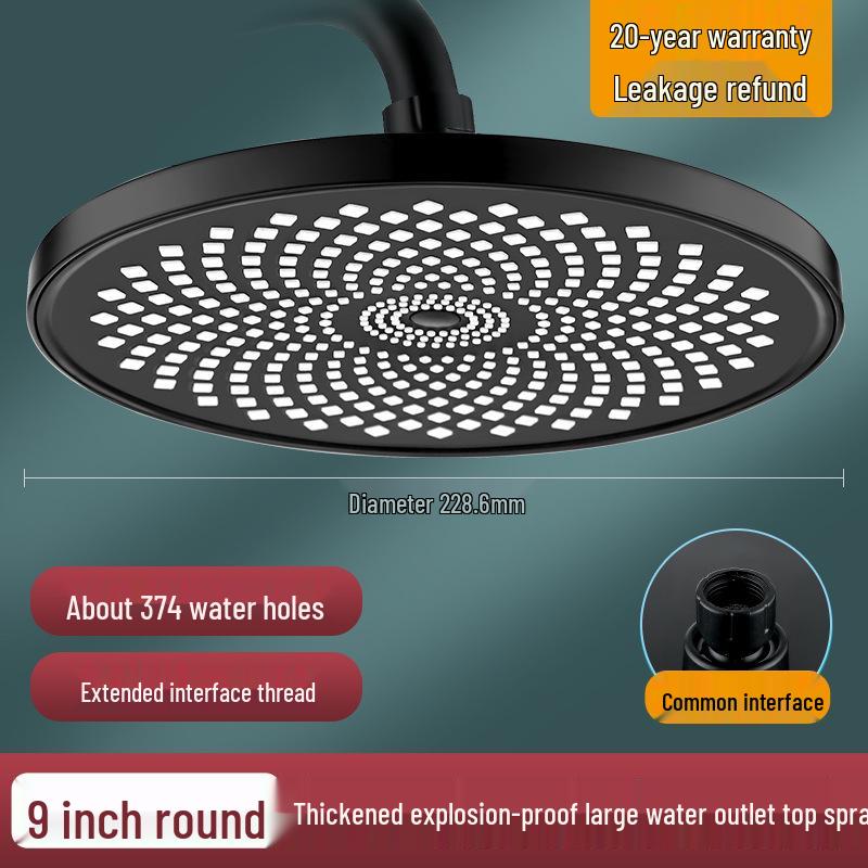 Pressurized Shower Head Booster Set for Hotel & Home Bathing