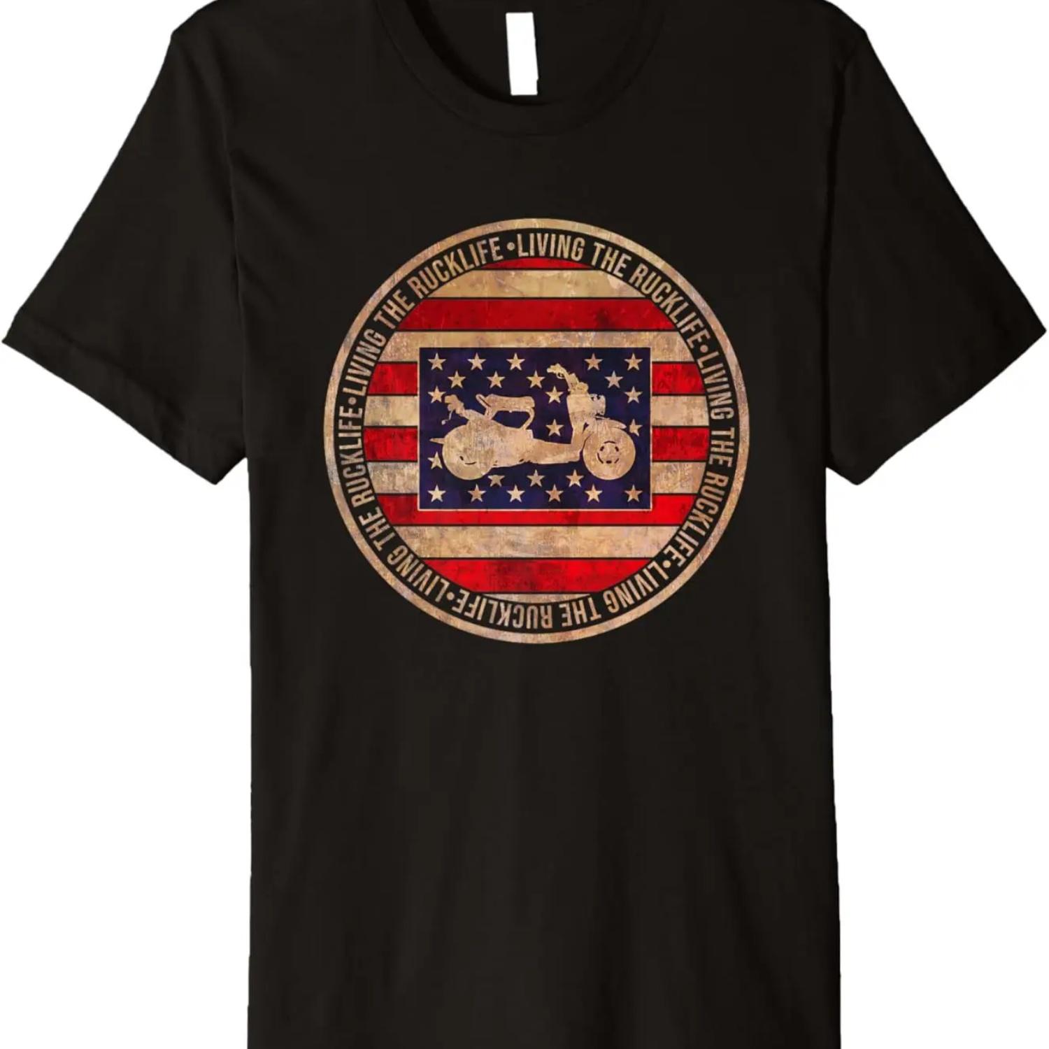 Motorcycles And Tacos T-Shirt For Biker And Taco Lover Tee T-Shirt S