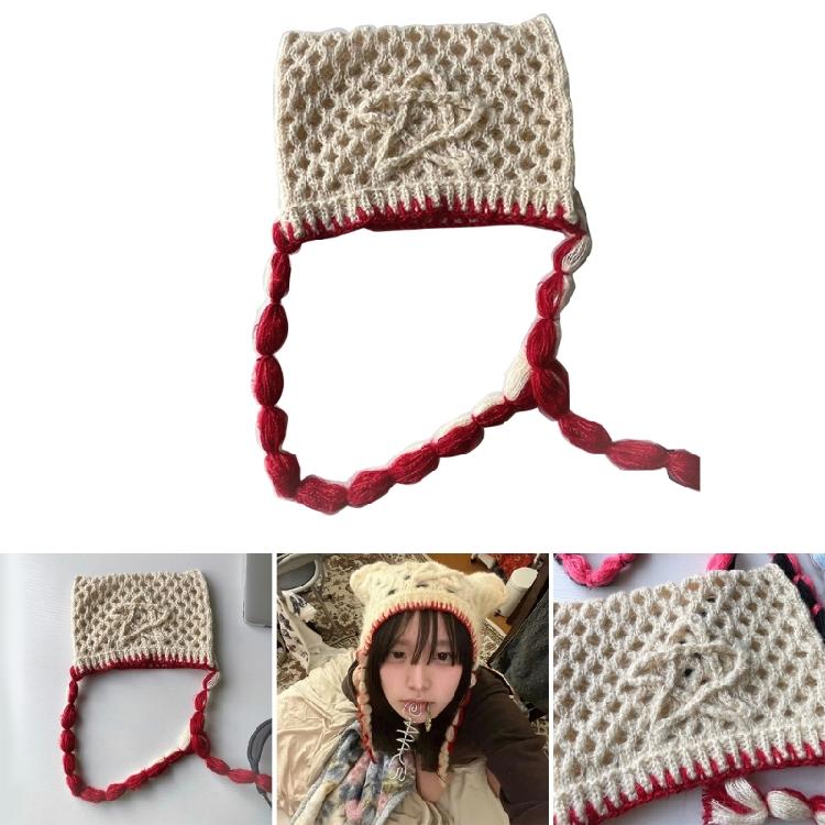 Adult Teens Thicken Cat Ear Shape Plush Hat Soft Winter Warmer Cycling Hat