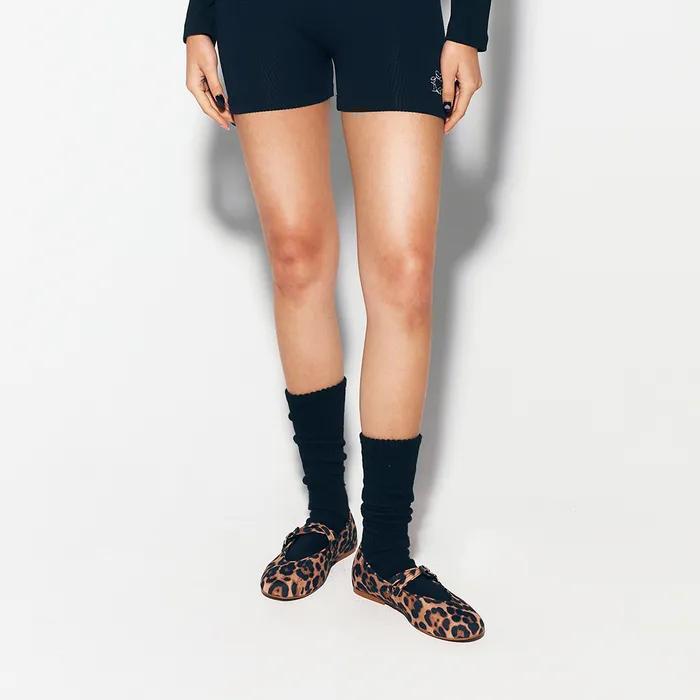 CALIE GURLS KNEE SOCKS BLACK